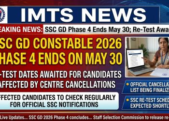 SSC GD Constable 2026 Phase 4 Ends on May 30: Re-Test Dates Awaited for Candidates Affected by Centre Cancellations
