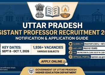 UP Assistant Professor recruitment 2026