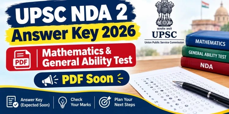 UPSC NDA 2 answer key 2026