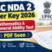 UPSC NDA 2 answer key 2026