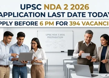 UPSC NDA 2 2026 Application Last Date