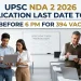 UPSC NDA 2 2026 Application Last Date