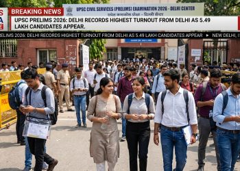 UPSC Prelims 2026 Records Highest Turnout from Delhi as 5.49 Lakh Candidates Appear