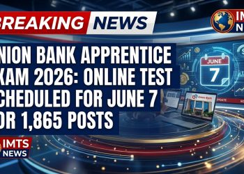 Union Bank of India has announced that the online examination for Apprentice recruitment will be held on June 7, 2026. The recruitment drive covers 1,865 vacancies across branches and offices in different parts of the country under the Apprentices Act, 1961. The application process began on April 29, 2026, and concluded on May 19, 2026. The engagement is for a one-year apprenticeship training programme, and selected candidates will receive a monthly stipend ranging between Rs 15,000 and Rs 20,000. Eligibility Criteria The minimum age required is 20 years and the maximum age limit is 28 years, with age calculated as of April 1, 2026. Applicants must hold a graduate degree from a recognised institution. Selection Process The selection process will consist of an online examination followed by a local language proficiency test. Candidates qualifying in the online examination will be required to appear for the language test as the next stage. Application Fee General and OBC male candidates were required to pay Rs 944, while General and OBC female candidates paid Rs 708. SC, ST, PwBD, and transgender applicants paid Rs 236 as the application fee. Candidates are advised to visit unionbankonline.bank.in for the official recruitment notification and further updates on the examination.