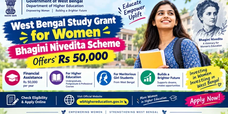 West Bengal study grant for women