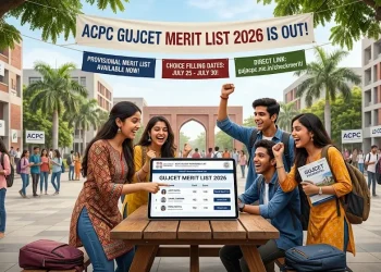 ACPC GUJCET Merit List 2026
