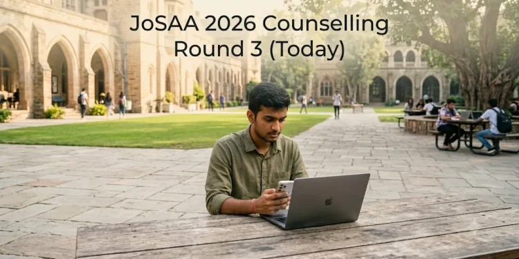 JoSAA 2026 Round 3 Seat Allotment