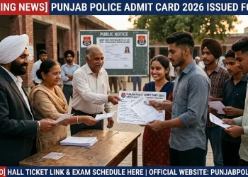 Punjab Police Admit Card 2026