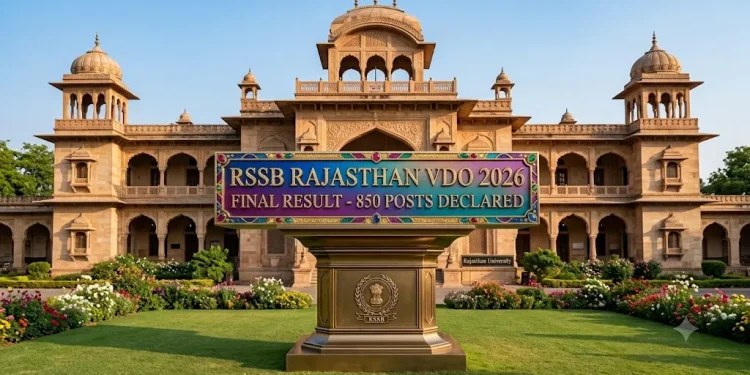 Rajasthan VDO Final Result 2026