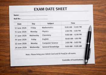 WBBSE Madhyamik Datesheet