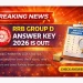 RRB Group D Answer Key 2026