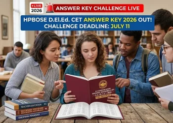 HPBOSE D.El.Ed CET answer key 2026