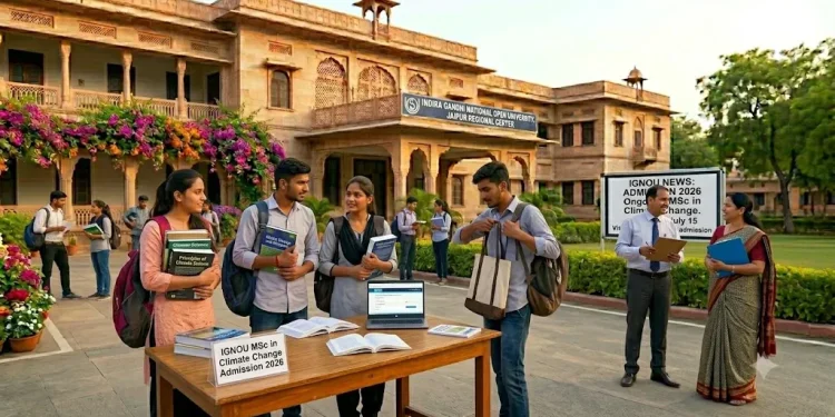 IGNOU MSc in Climate Change Admission 2026