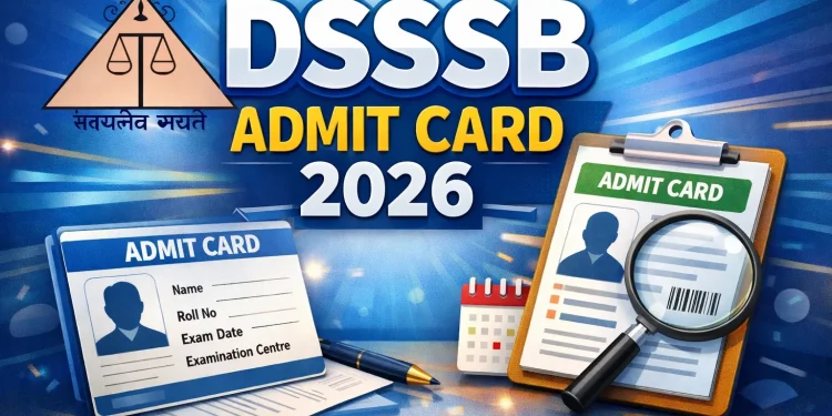 DSSSB Admit Card 2026