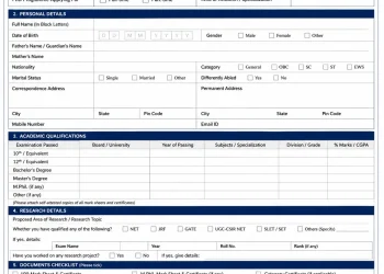 IIT Guwahati PhD Admission
