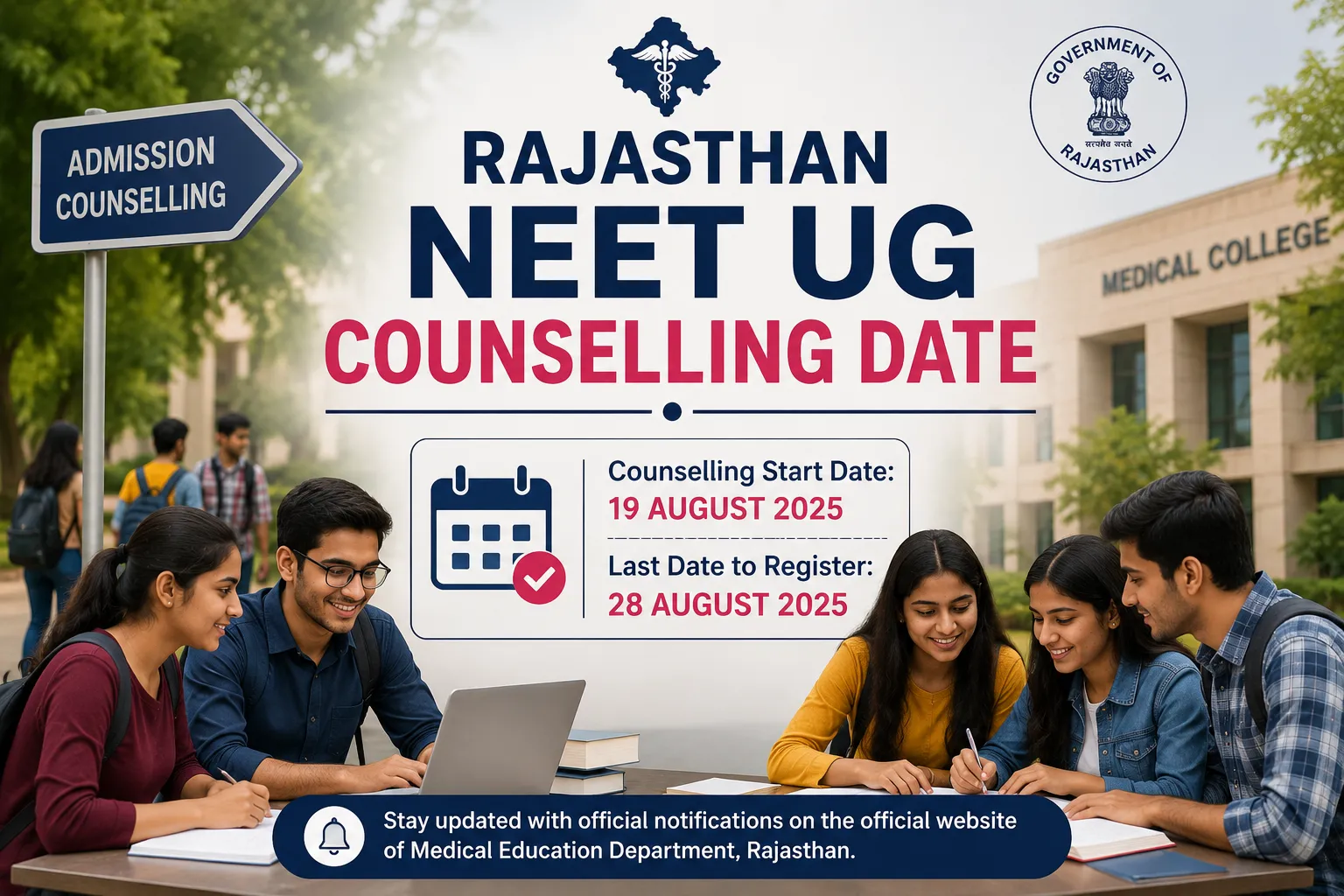 Rajasthan NEET UG Counselling 2026 Dates & Schedule LIVE Updates - IMTS News
