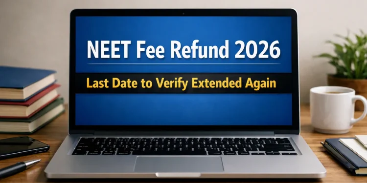 NEET fee refund 2026