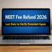 NEET fee refund 2026