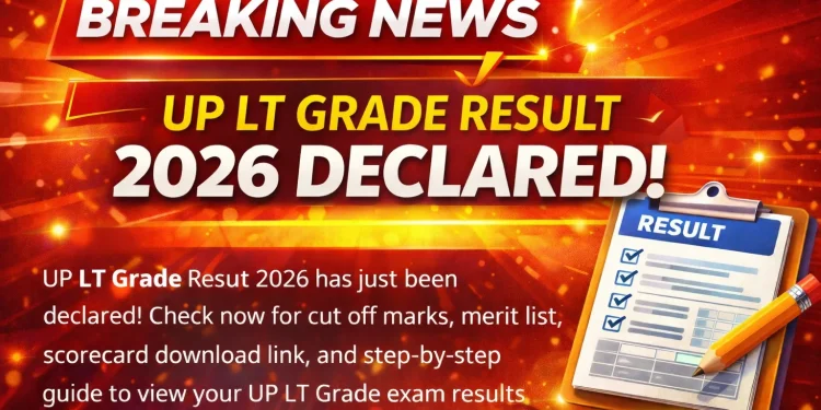 UP LT Grade Result 2026 Declared