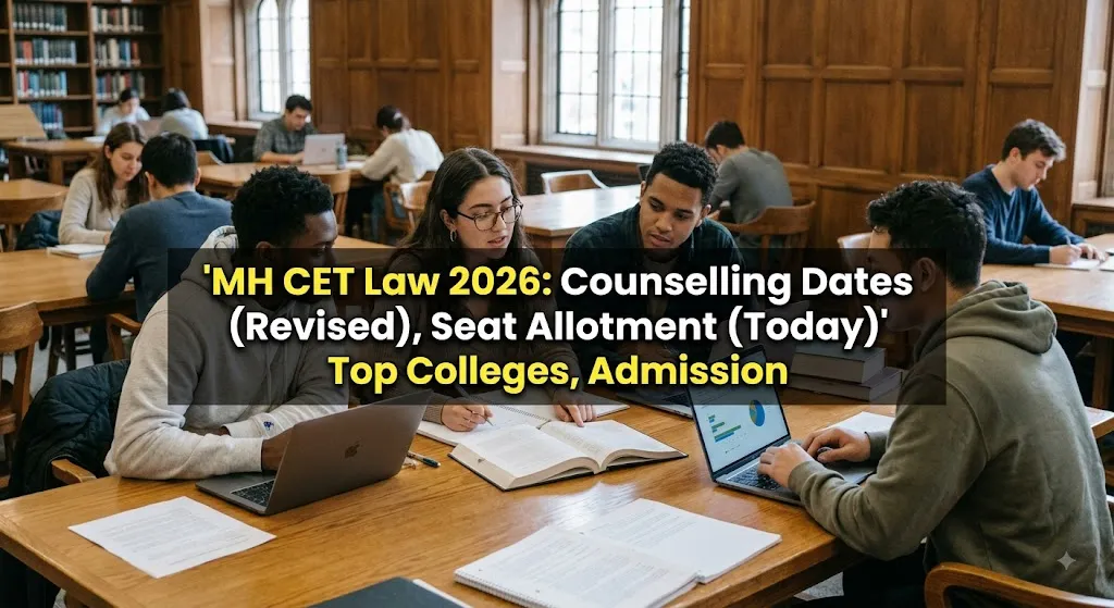 MH CET Law 2026: Revised Dates, Seat Allotment Today - IMTS News