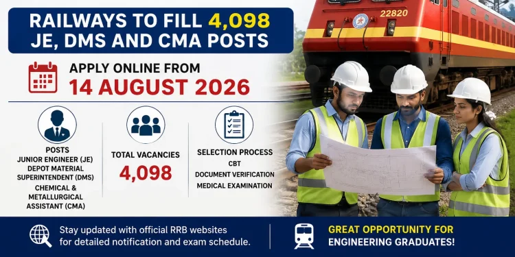 RRB JE Recruitment 2026