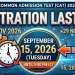 CAT 2026 Registration Last Date