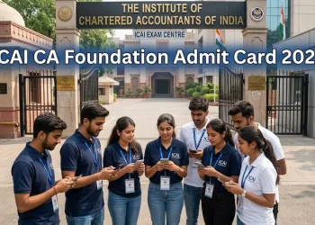 CA Foundation admit card