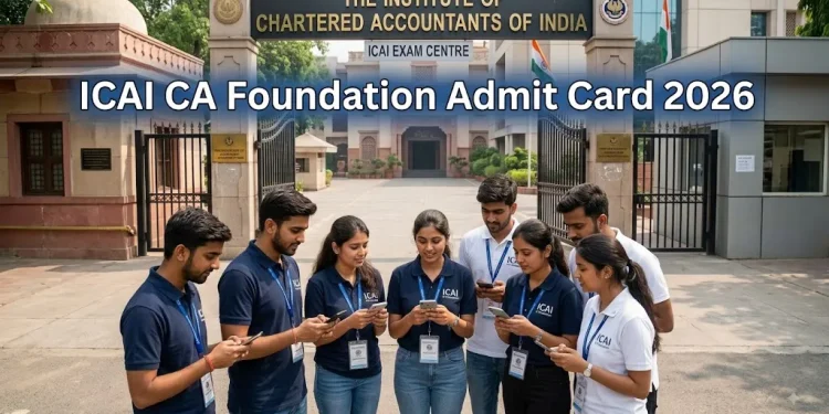 CA Foundation admit card