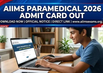 AIIMS Paramedical Admit Card 2026