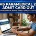 AIIMS Paramedical Admit Card 2026