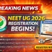 NEET UG 2026 Registration