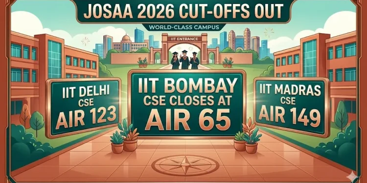 JoSAA 2026 Round 1 Cut-off