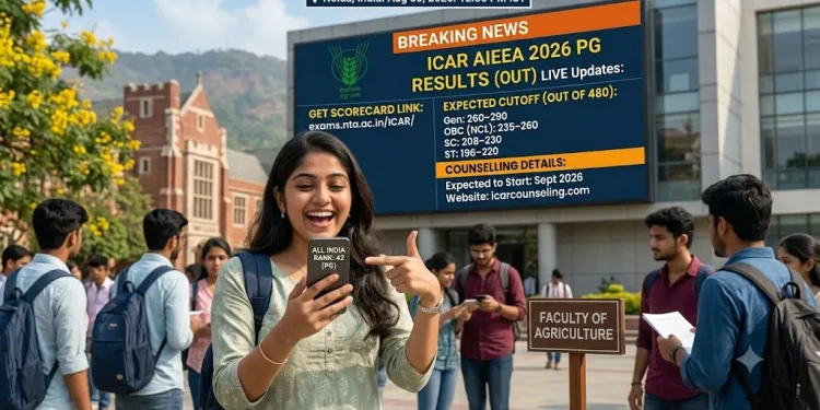 ICAR AIEEA PG 2026 Result