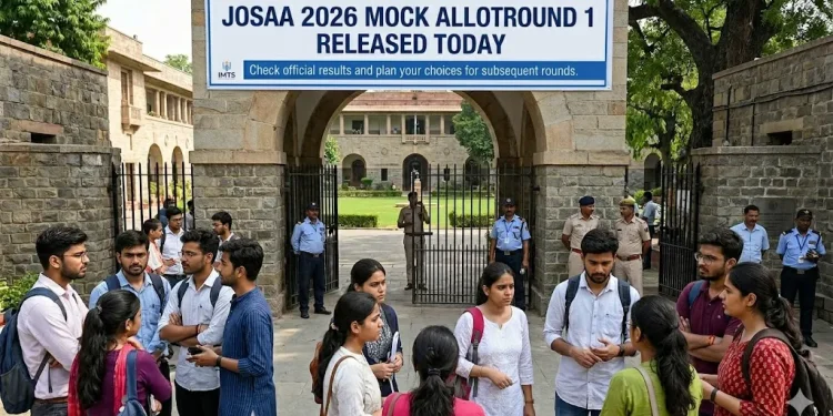 JoSAA 2026 Mock Allotment Round 1