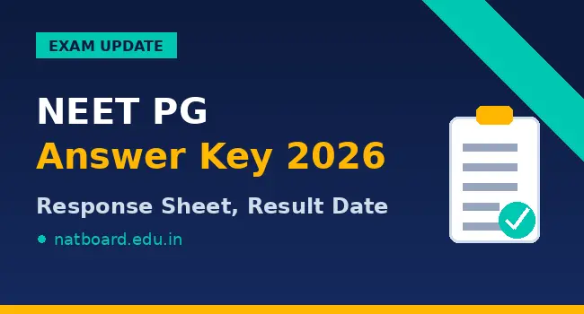NEET PG answer key 2026