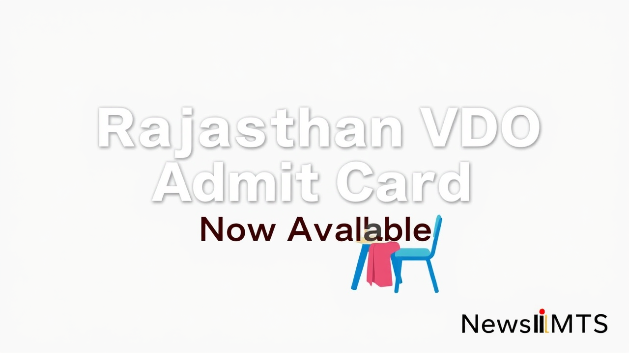 Rajasthan VDO Admit Card 2025 Now Available