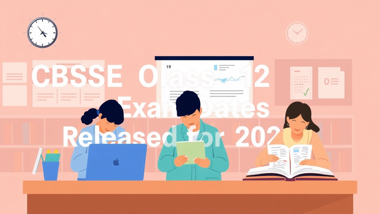 CBSE Class 12 Board Exam Dates Released for 2026