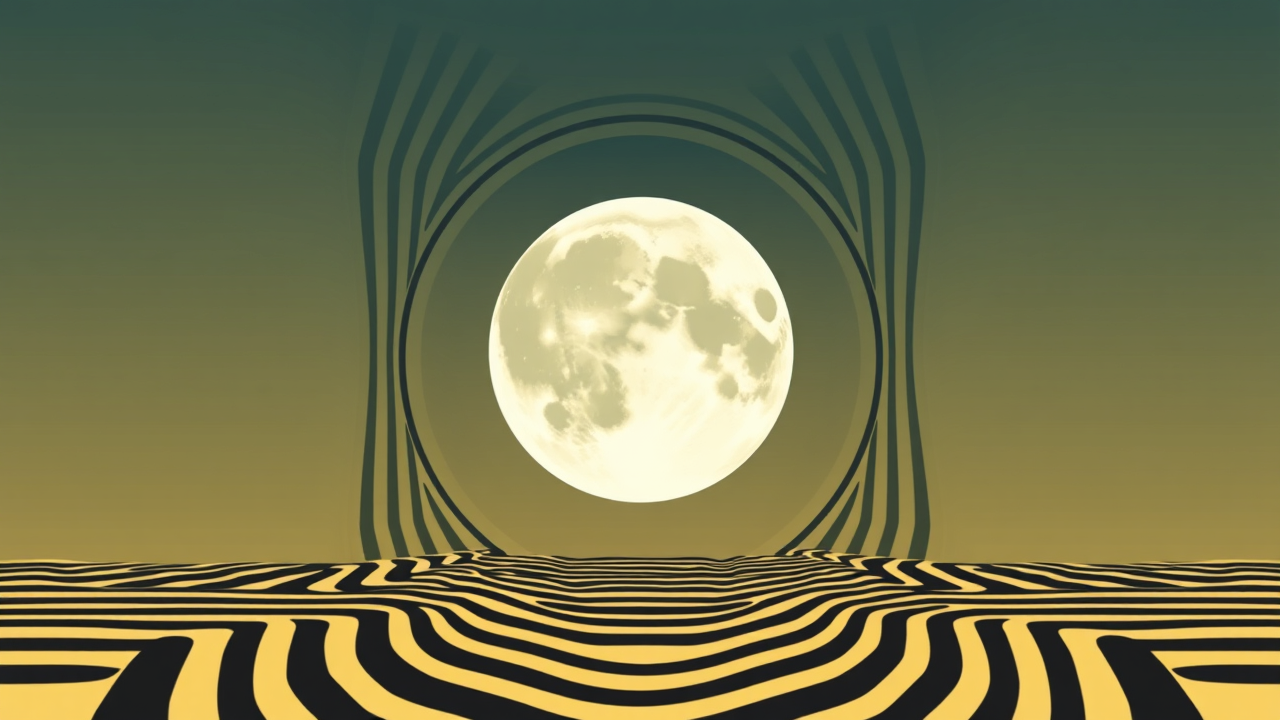 Only 1% Can Find Hidden Moon in Symmetrical Optical Illusion