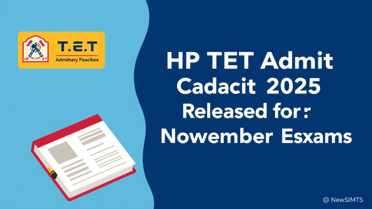 HP TET Admit Card 2025 Released for November Exams