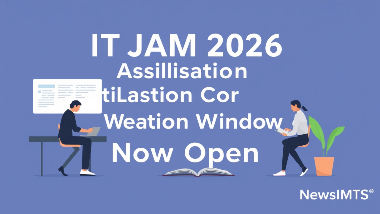 IIT JAM 2026 Application Correction Window Now Open