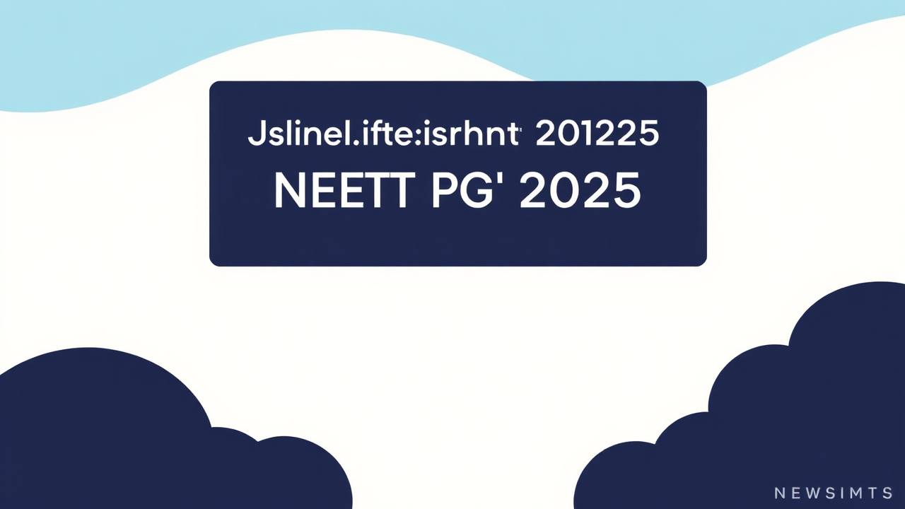 Jharkhand NEET PG 2025 Counselling Schedule Released