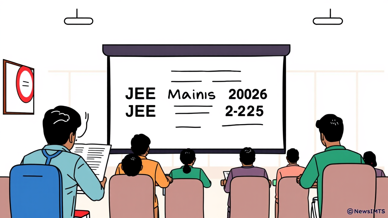 NTA Opens JEE Mains 2026 Session 1 Registration