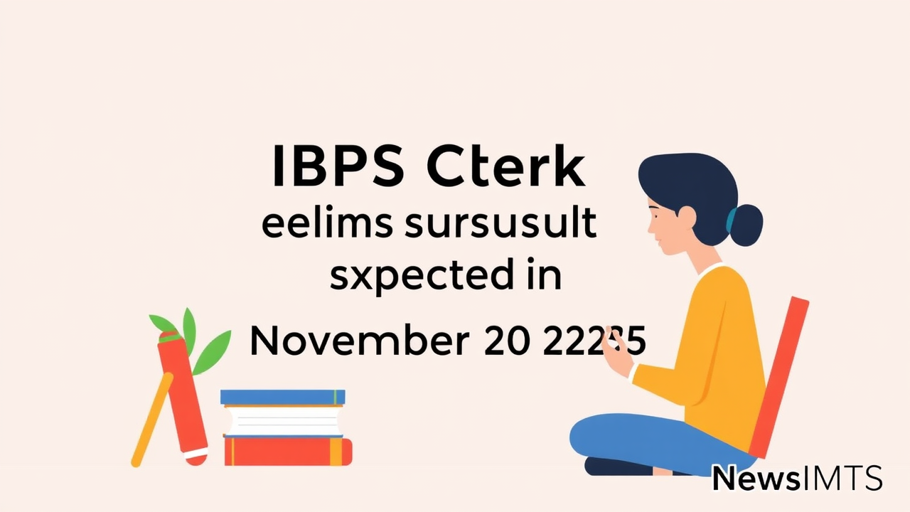IBPS Clerk Prelims Results Expected In November 2025