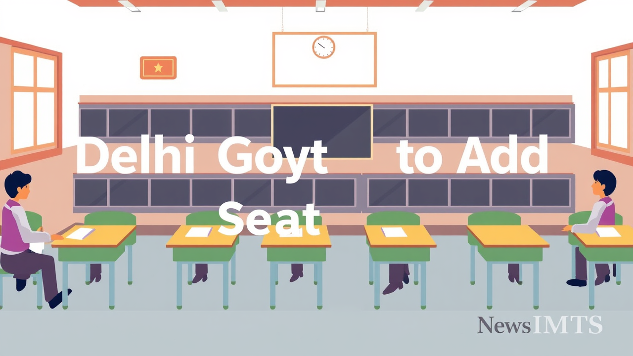 Delhi Govt To Add 20,000 Seats In Schools