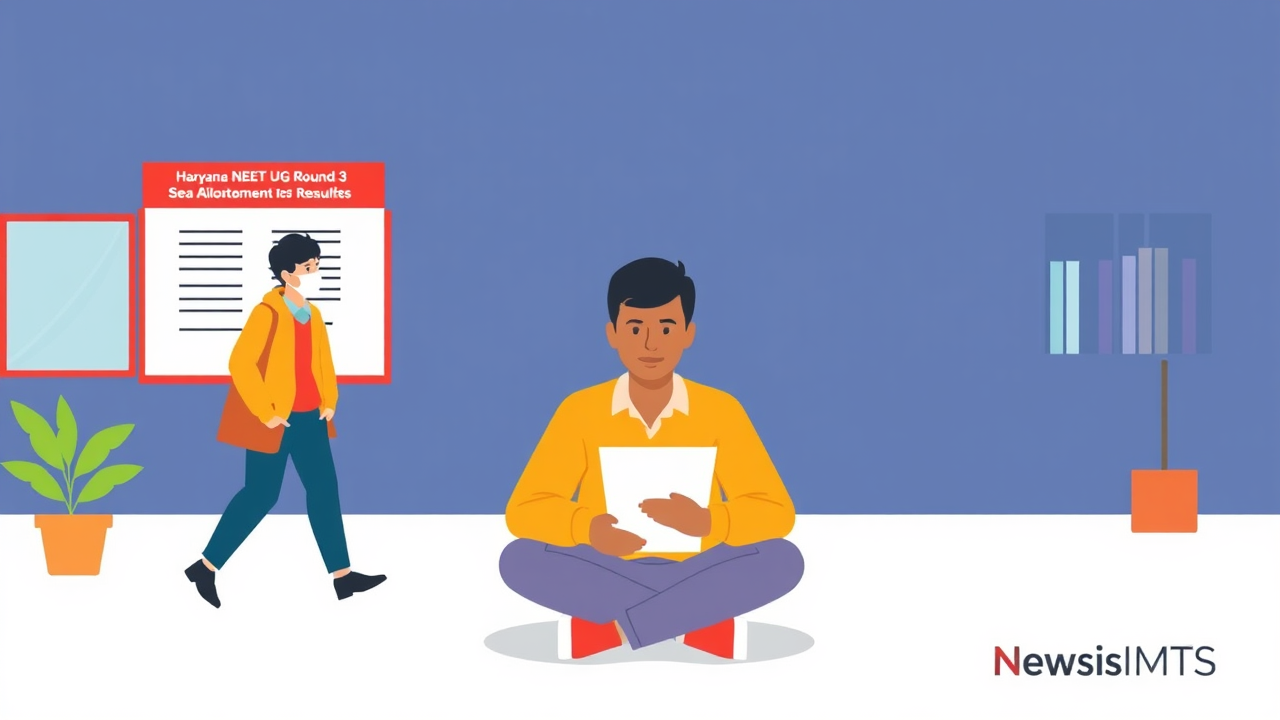 Haryana NEET UG Round 3 Seat Allotment Results Today