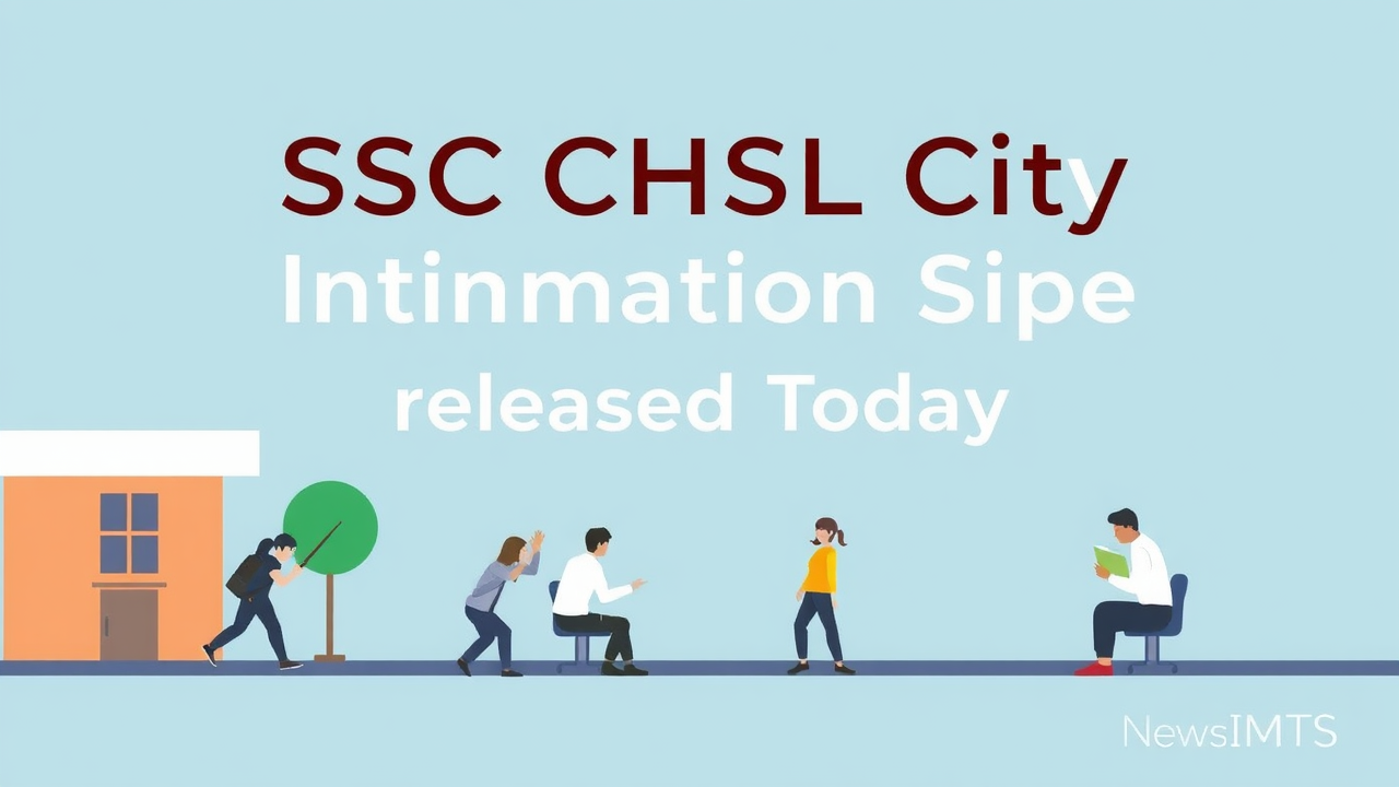 SSC CHSL City Intimation Slip Released Today