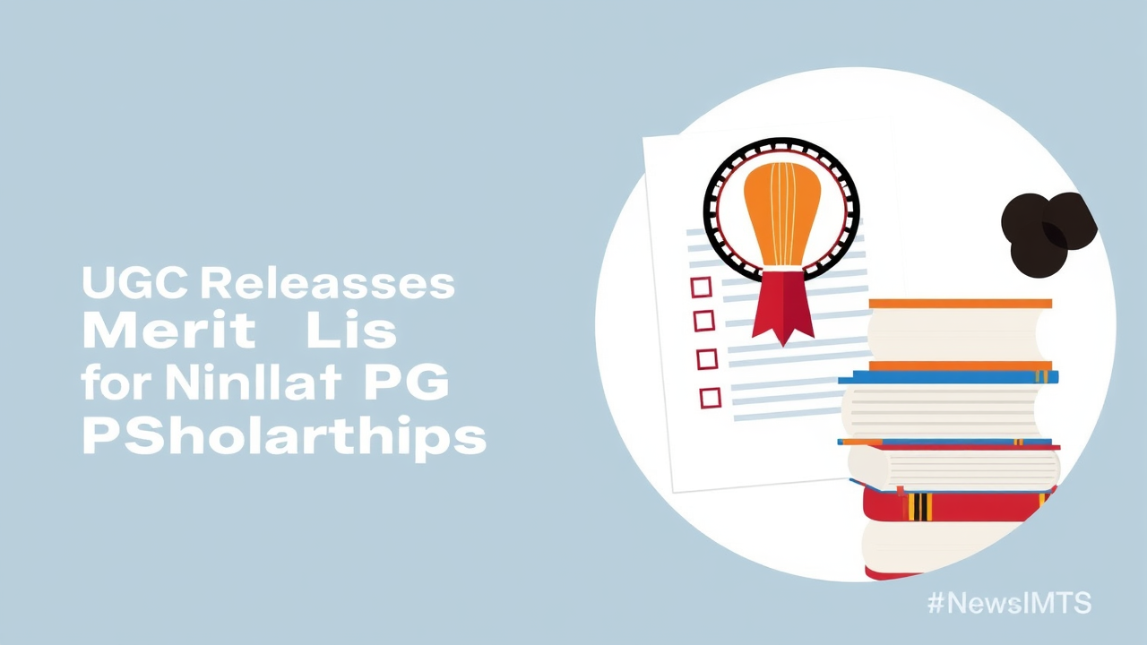 UGC Releases Merit List for National PG Scholarships