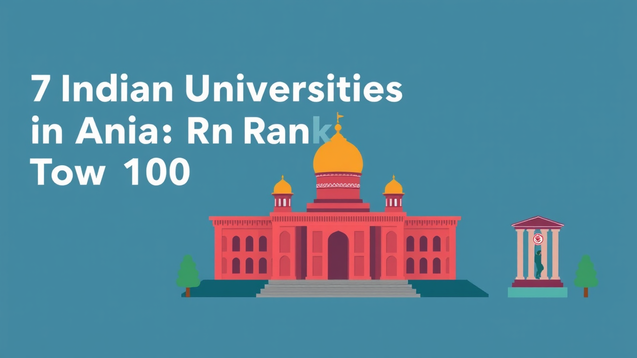 7 Indian Universities Rank in Asia's Top 100 QS Rankings