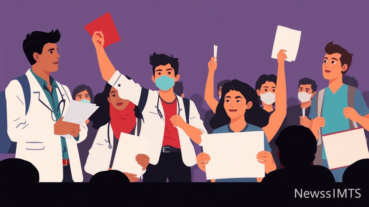 Pharmacy Students Protest At HIMTU Over Exam Rules