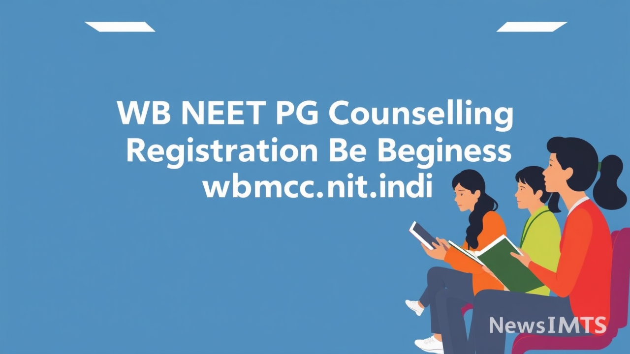 WB NEET PG Counselling Registration Begins at wbmcc.nic.in